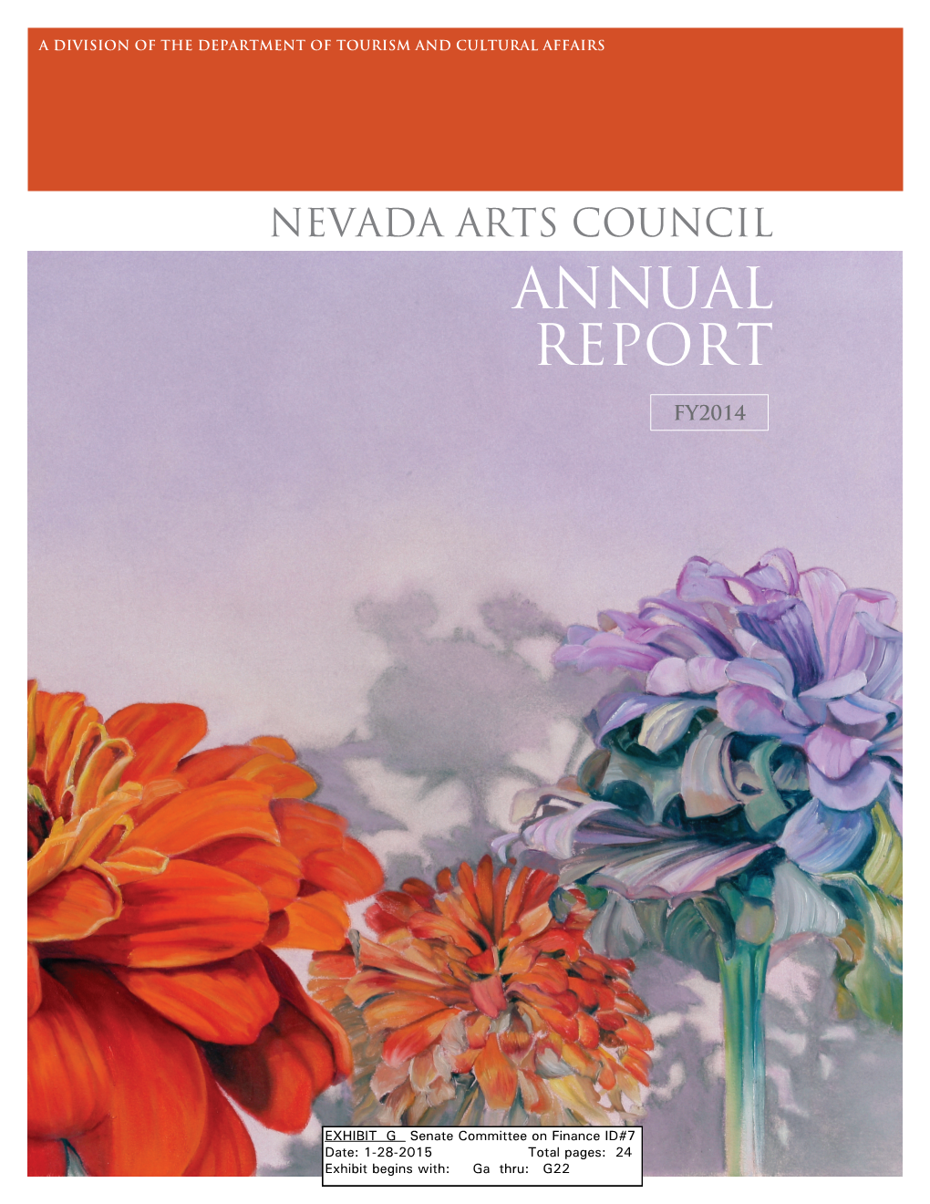 Fy2014 the Nevada Arts Council