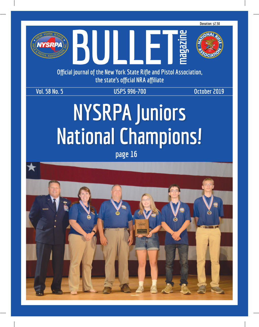NYSRPA Juniors National Champions! Page 16 Your Board of Directors