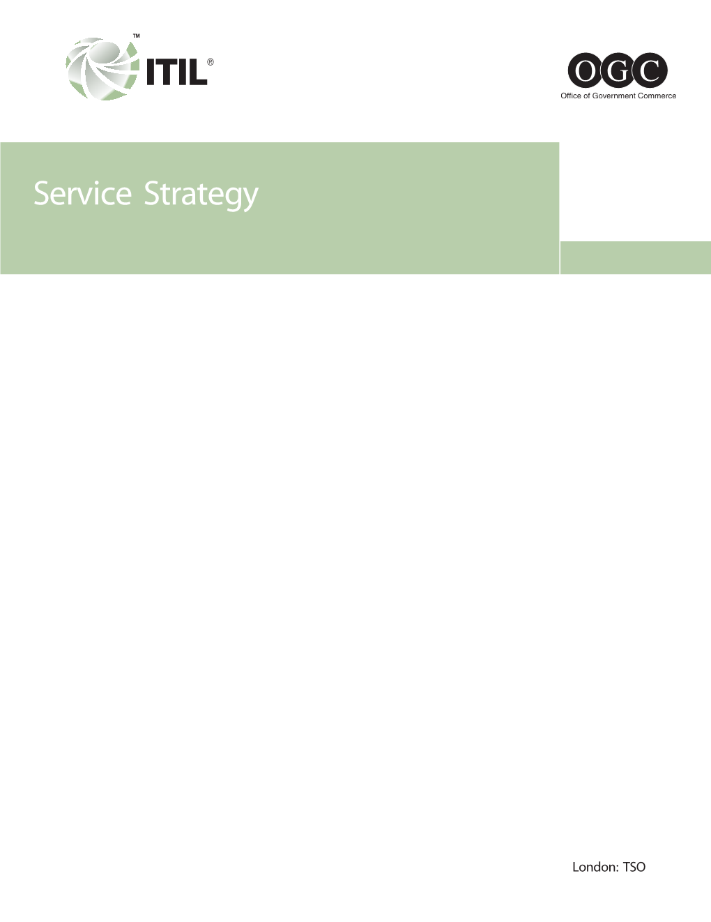 ITIL Service Strategy