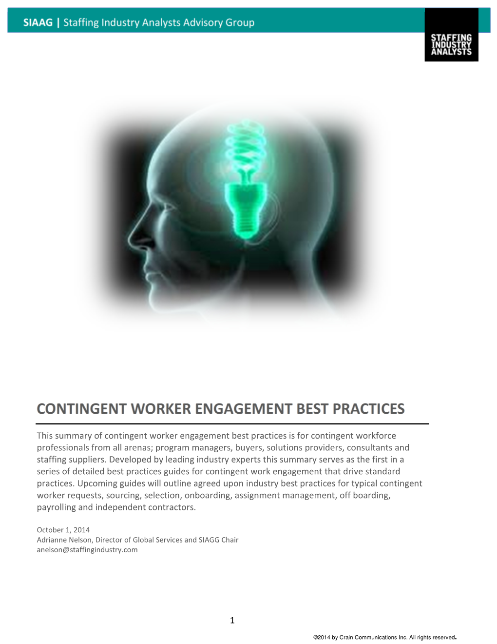 Contingent Worker Engagement Best Practices