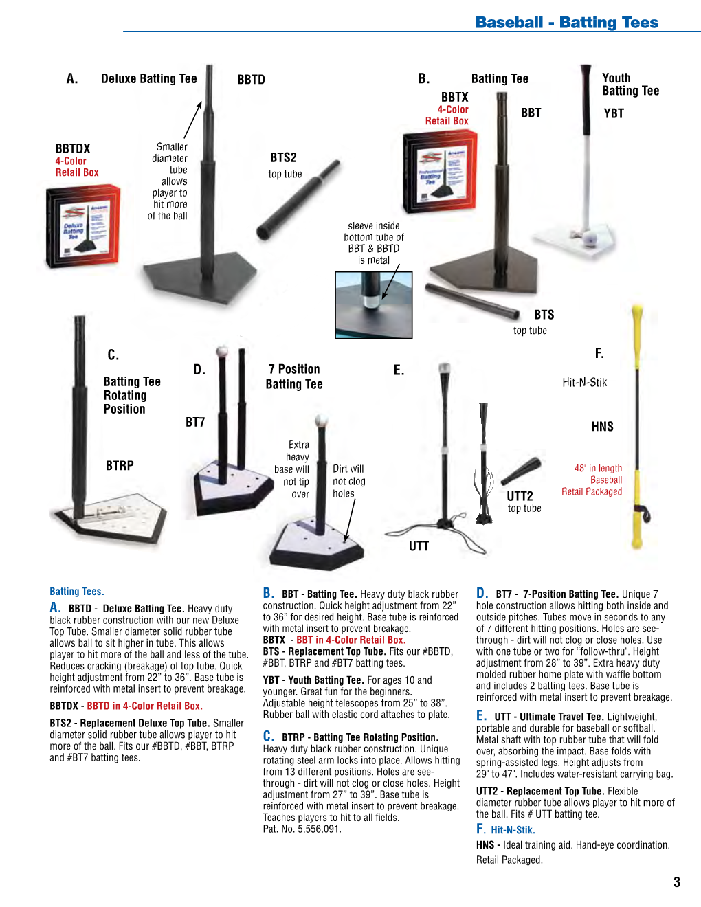 Baseball - Batting Tees