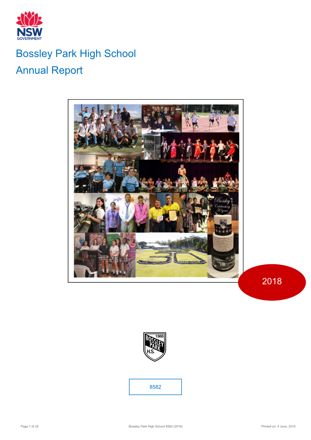 Bossley Park High School Annual Report