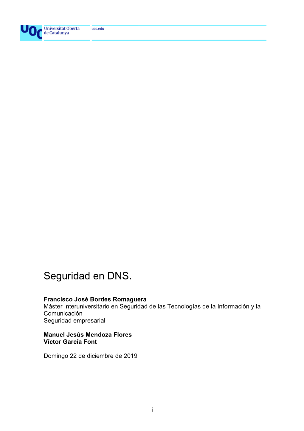 Seguridad En DNS