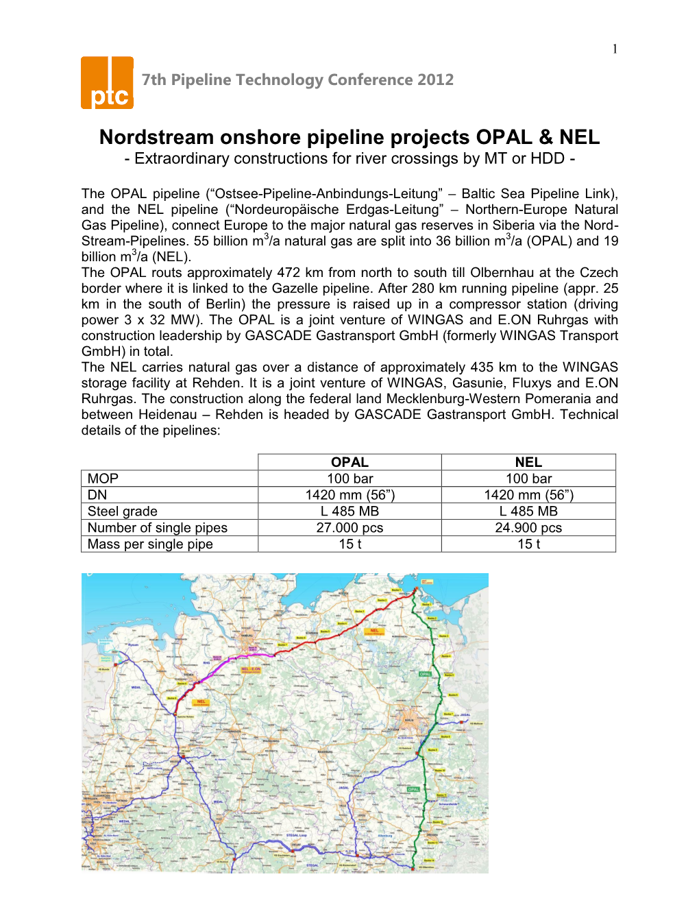 Energietrasse OPAL