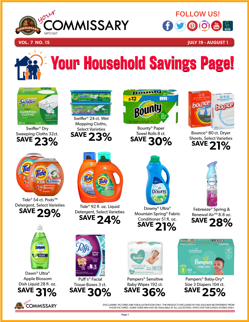 Your Household Savings Page!
