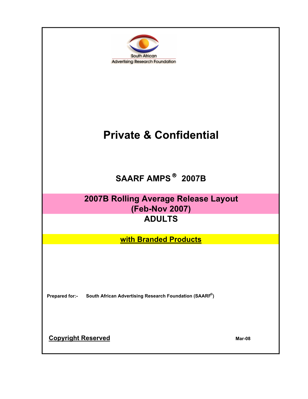 Private & Confidential