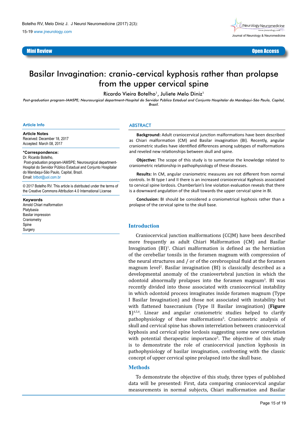 Basilar Invagination