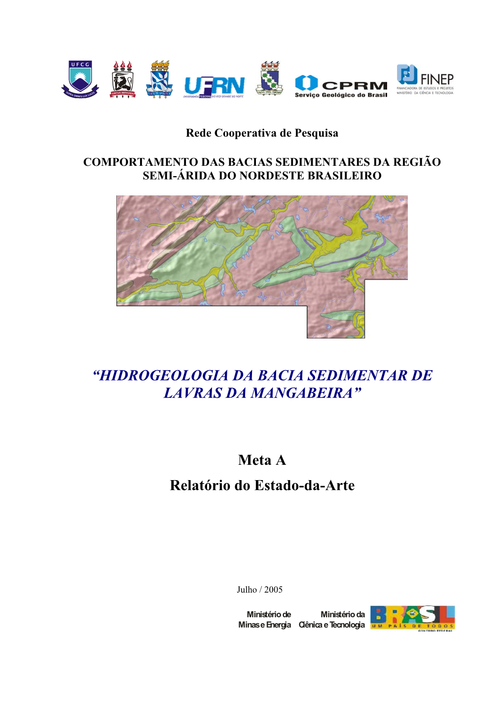 “Hidrogeologia Da Bacia Sedimentar De Lavras Da Mangabeira”