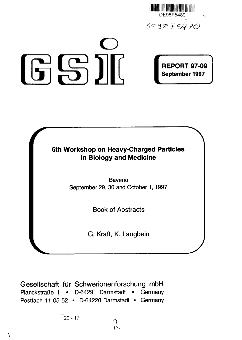 RADIOBIOLOGY with HEAVY CHARGED PARTICLES: a HISTORICAL REVIEW / Lloyd D