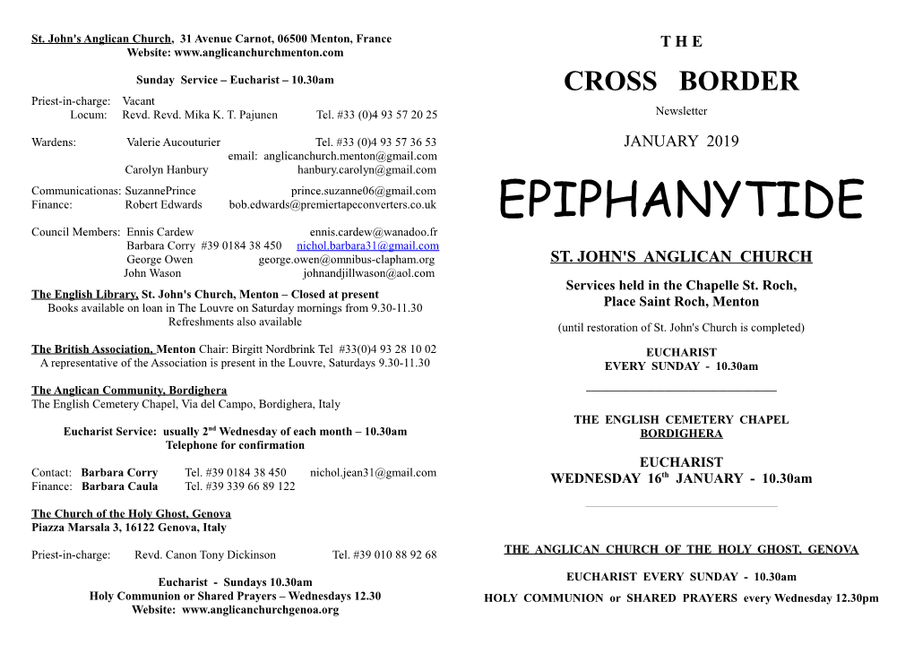 Cross Border Epiphanytide 2019