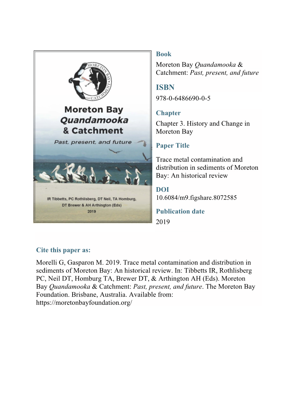 Book Moreton Bay Quandamooka & Catchment