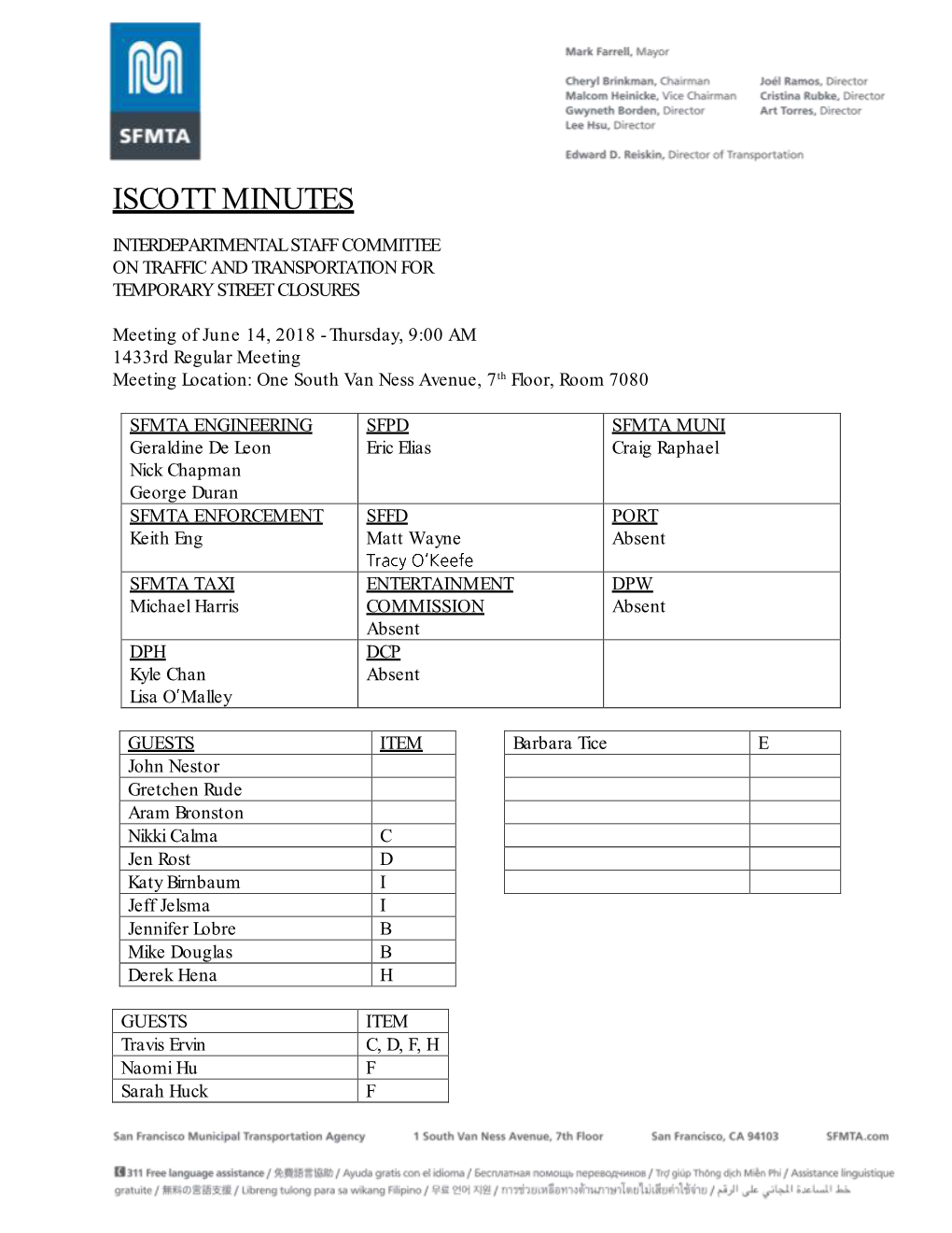 ISCOTT Minutes 1433 Page 2 of 5