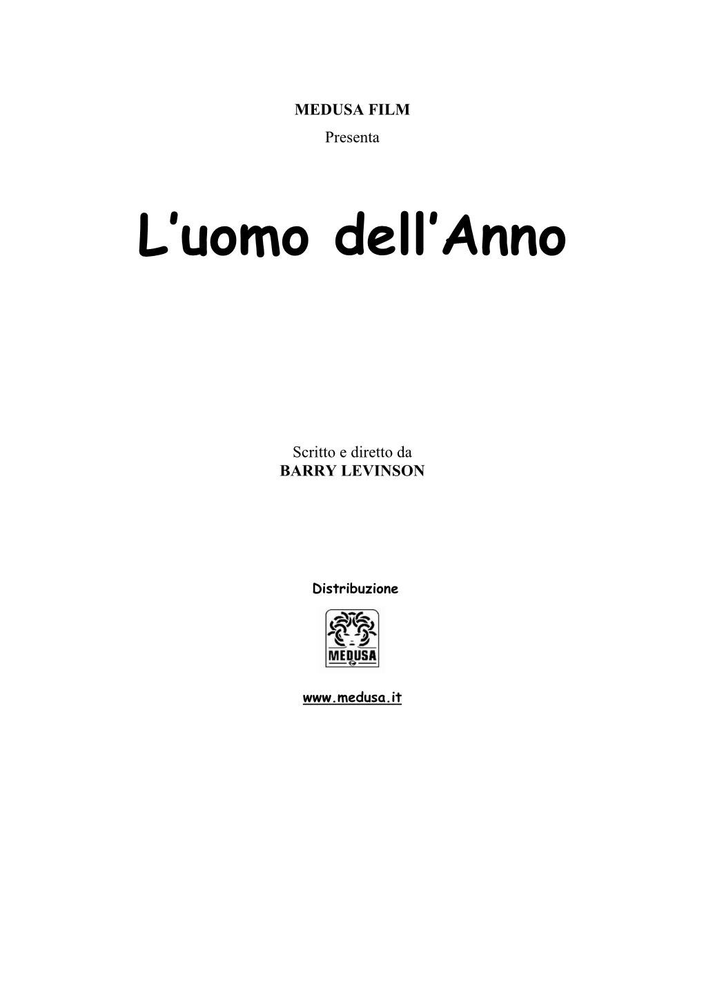 L'uomo Dell'anno