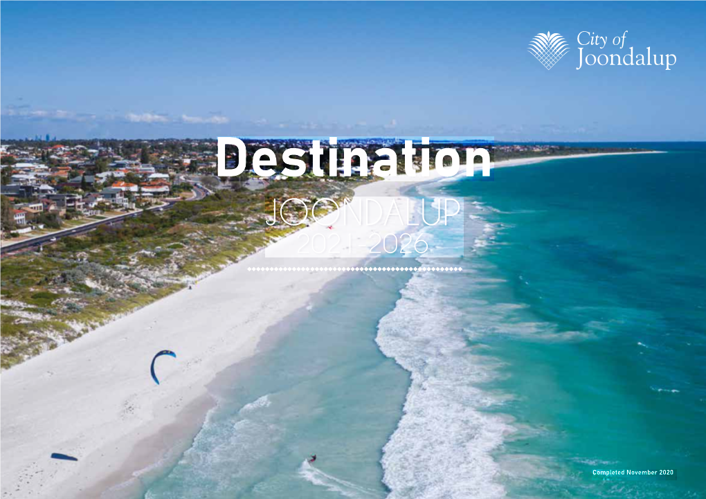 Destination Joondalup 2021-2026 Plan