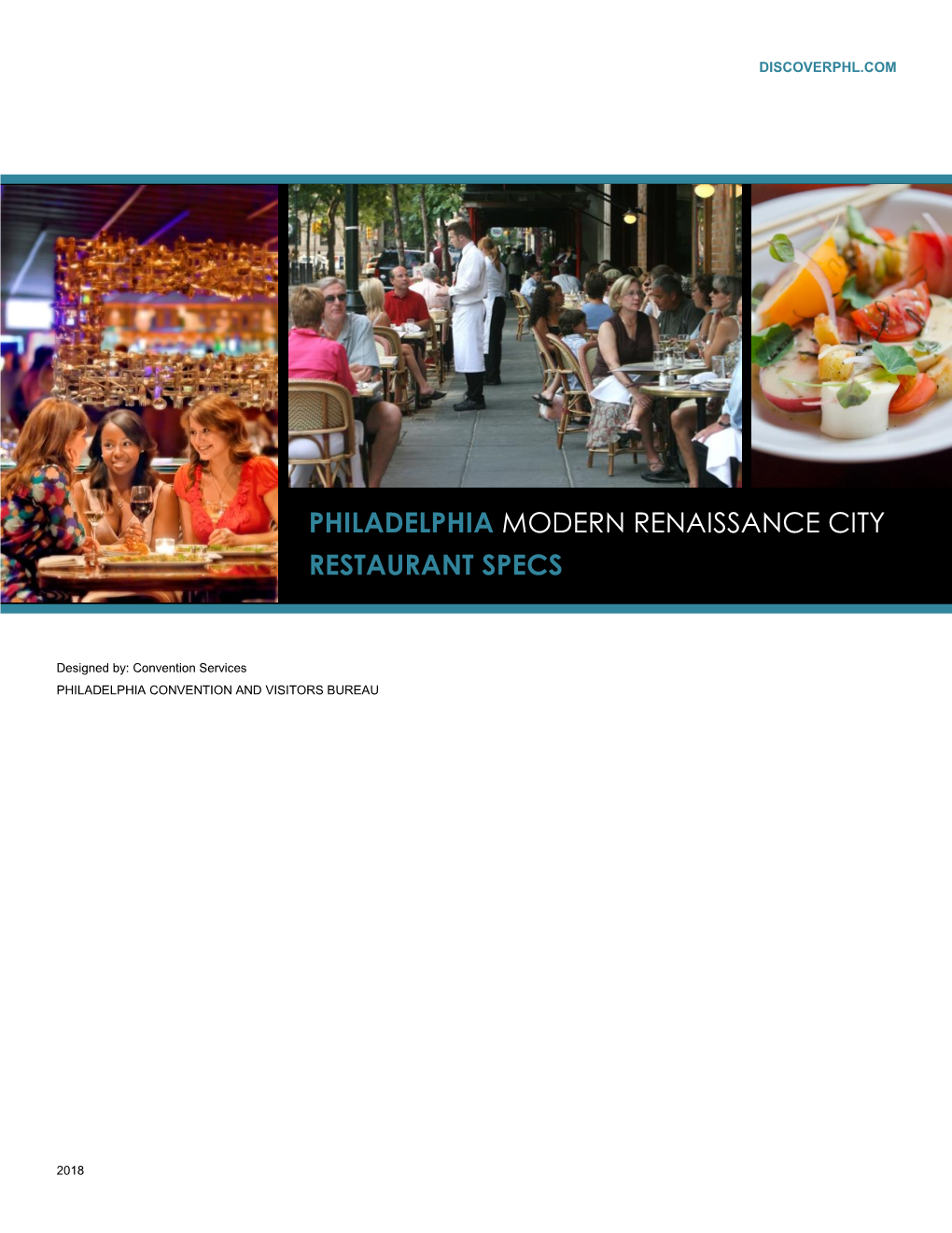 Philadelphia Modern Renaissance City Restaurant Specs