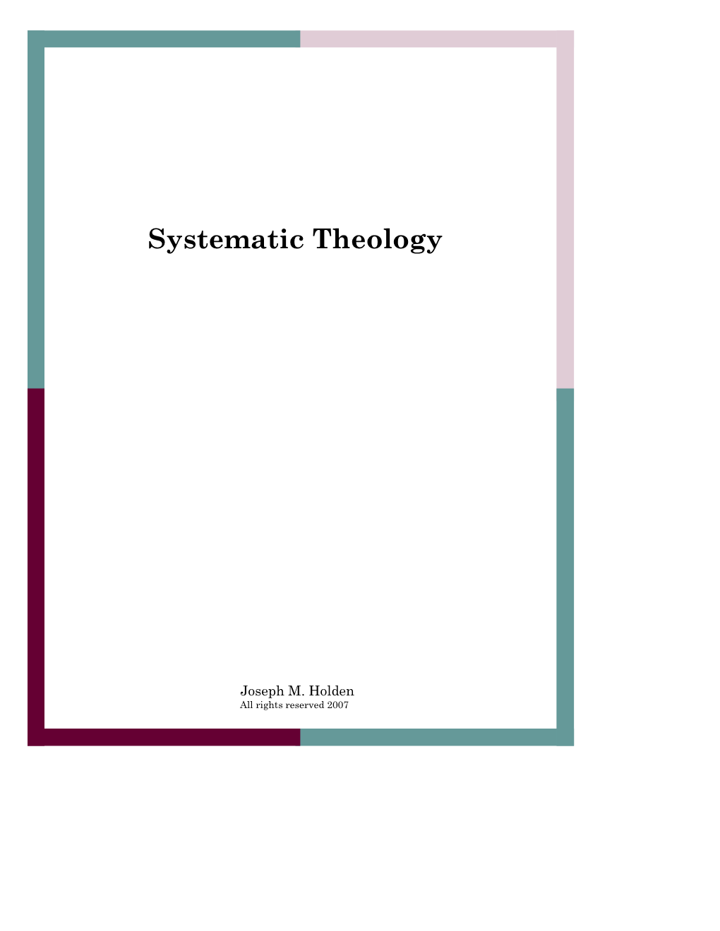 Systematic Theology