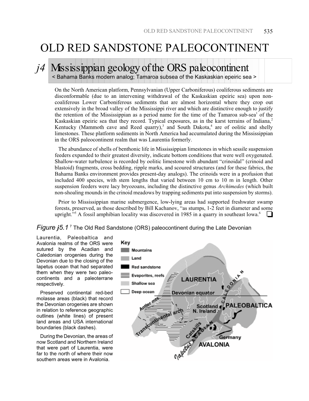 Old Red Sandstone Paleocontinent