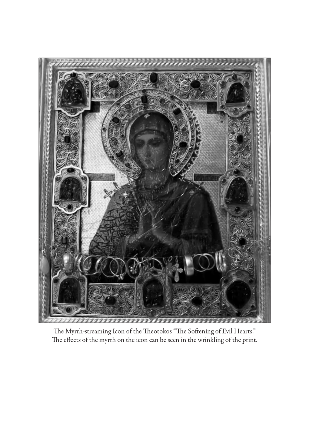 Myrrh-Streaming Icon of the Mother of God “Softening of Evil Hearts”