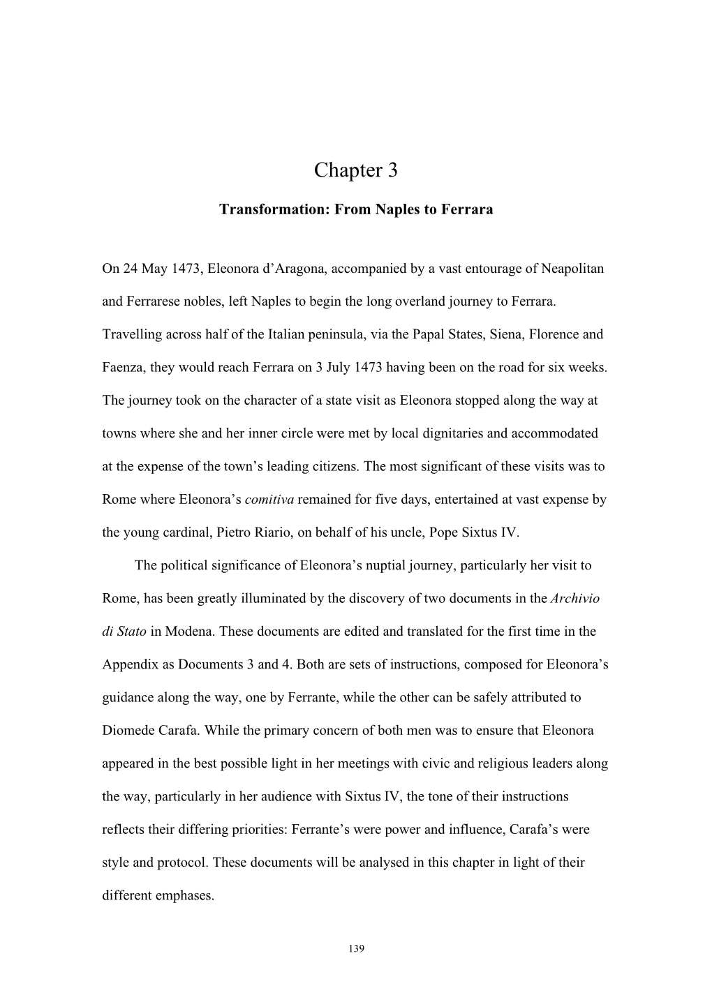 10. Chapter 3 Transformation from Naples to Ferrara 139–186