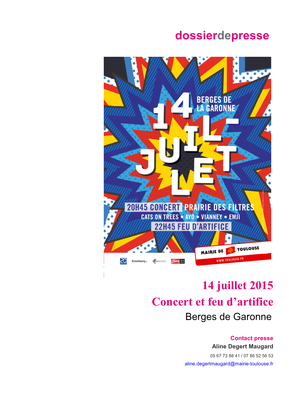 DP 14 Juillet 2015