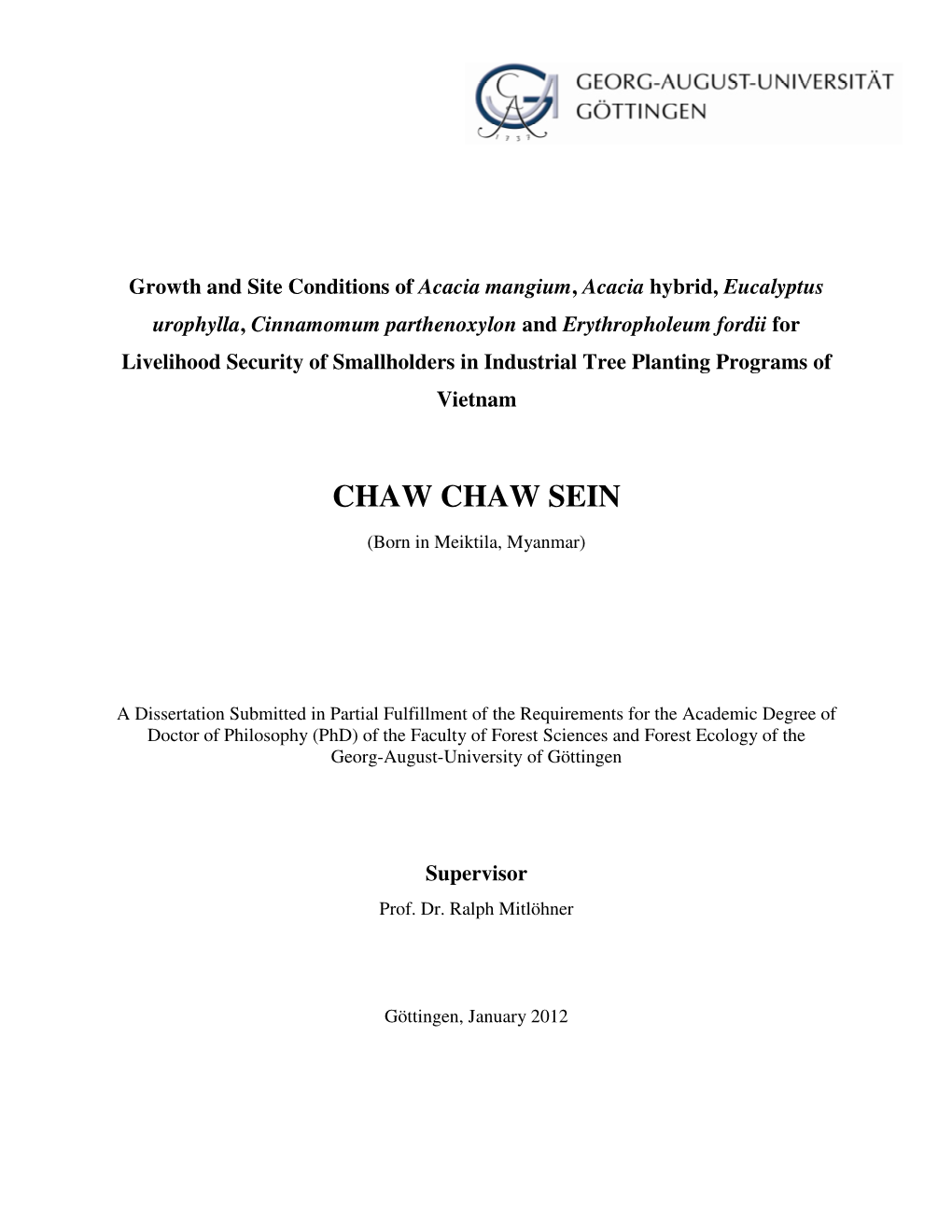 Chaw Chaw Sein
