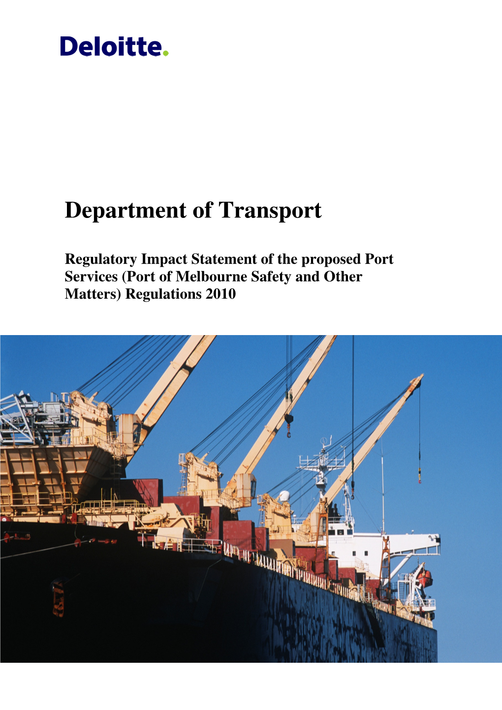 1.1 Port of Melbourne