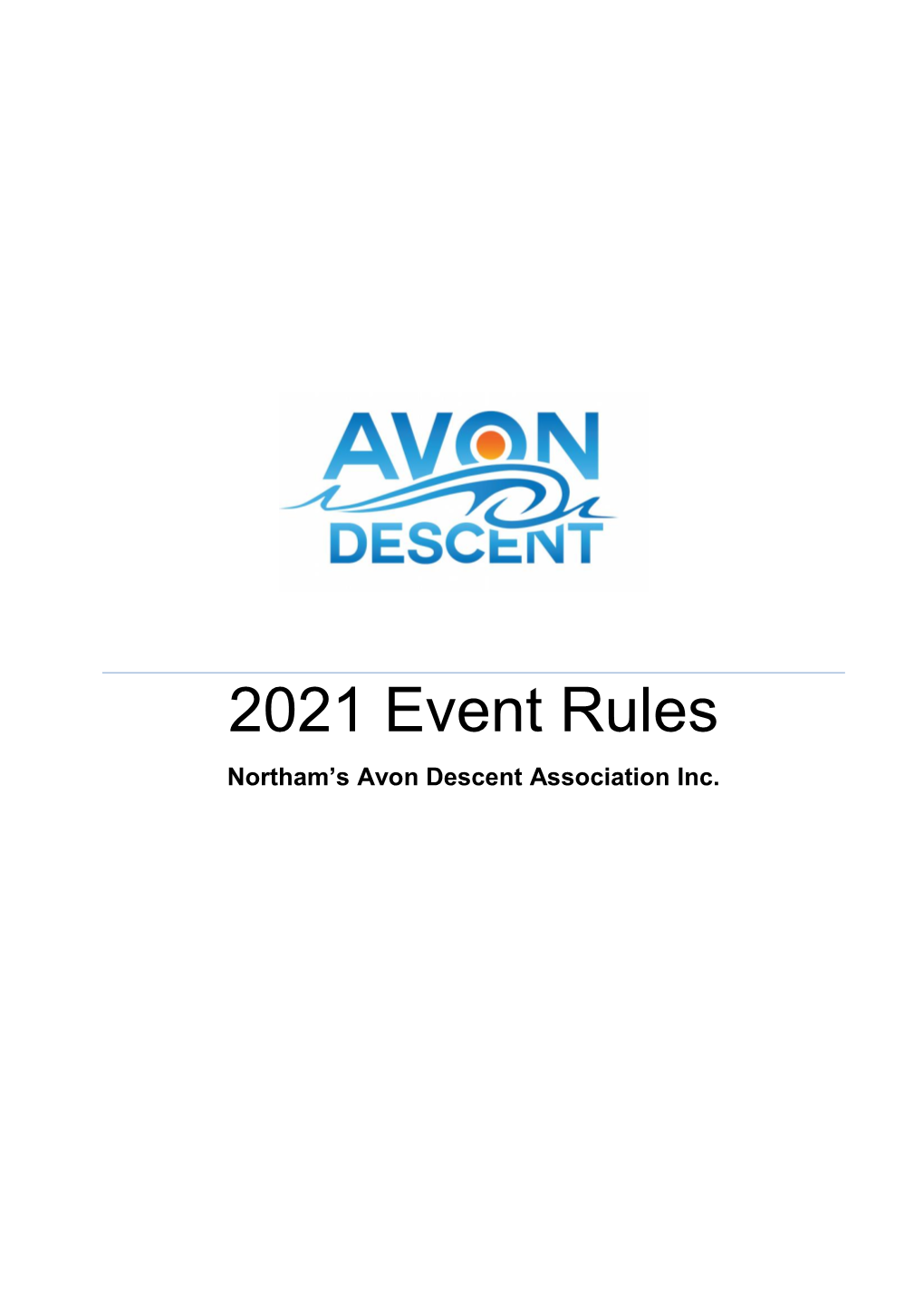 Event Rules – Northam's Avon Descent