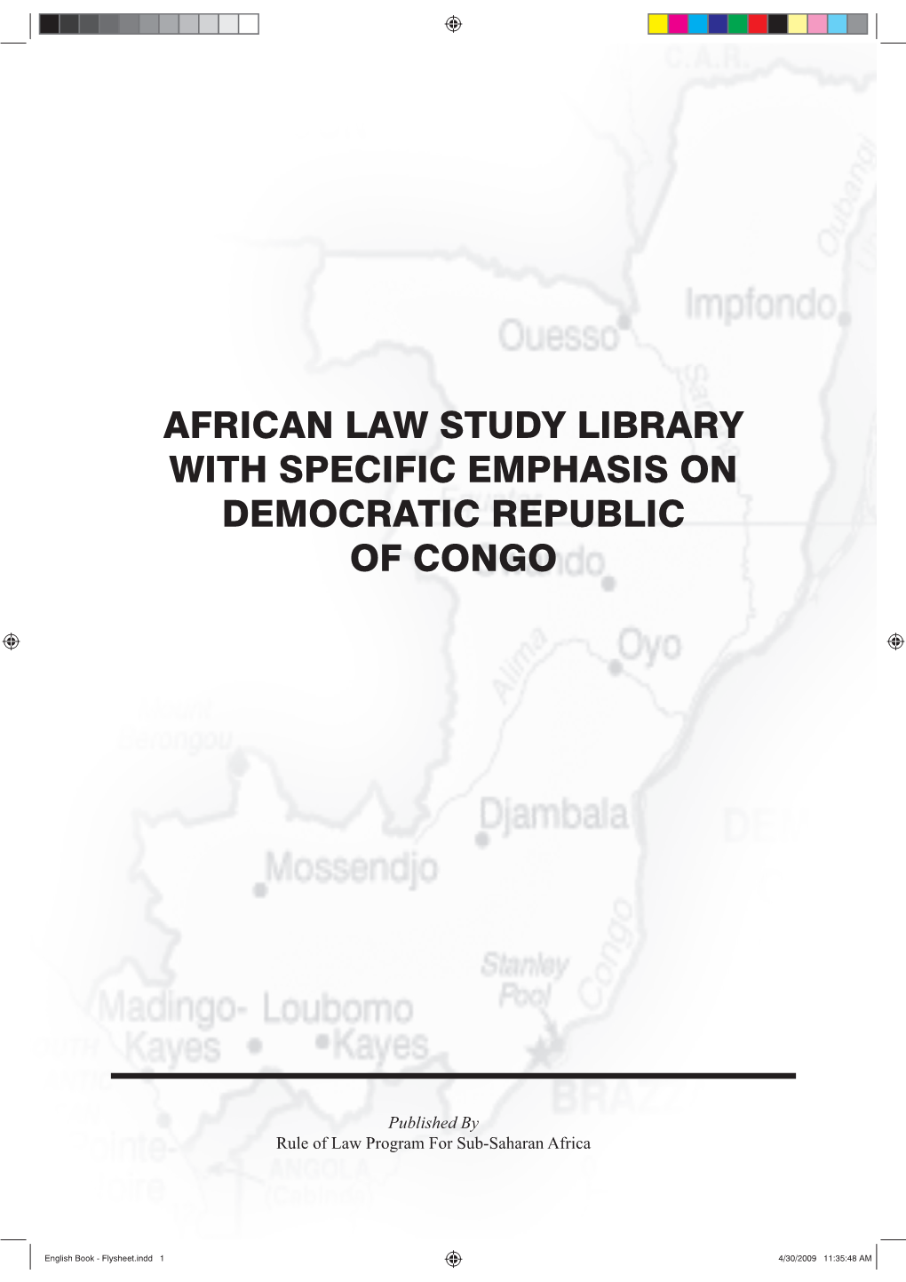 African Law Study Library with Specific Emphasis on Democratic Republic of Congo