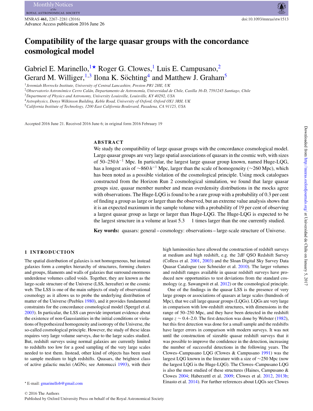 Compatibility of the Large Quasar Groups with the Concordance Cosmological Model