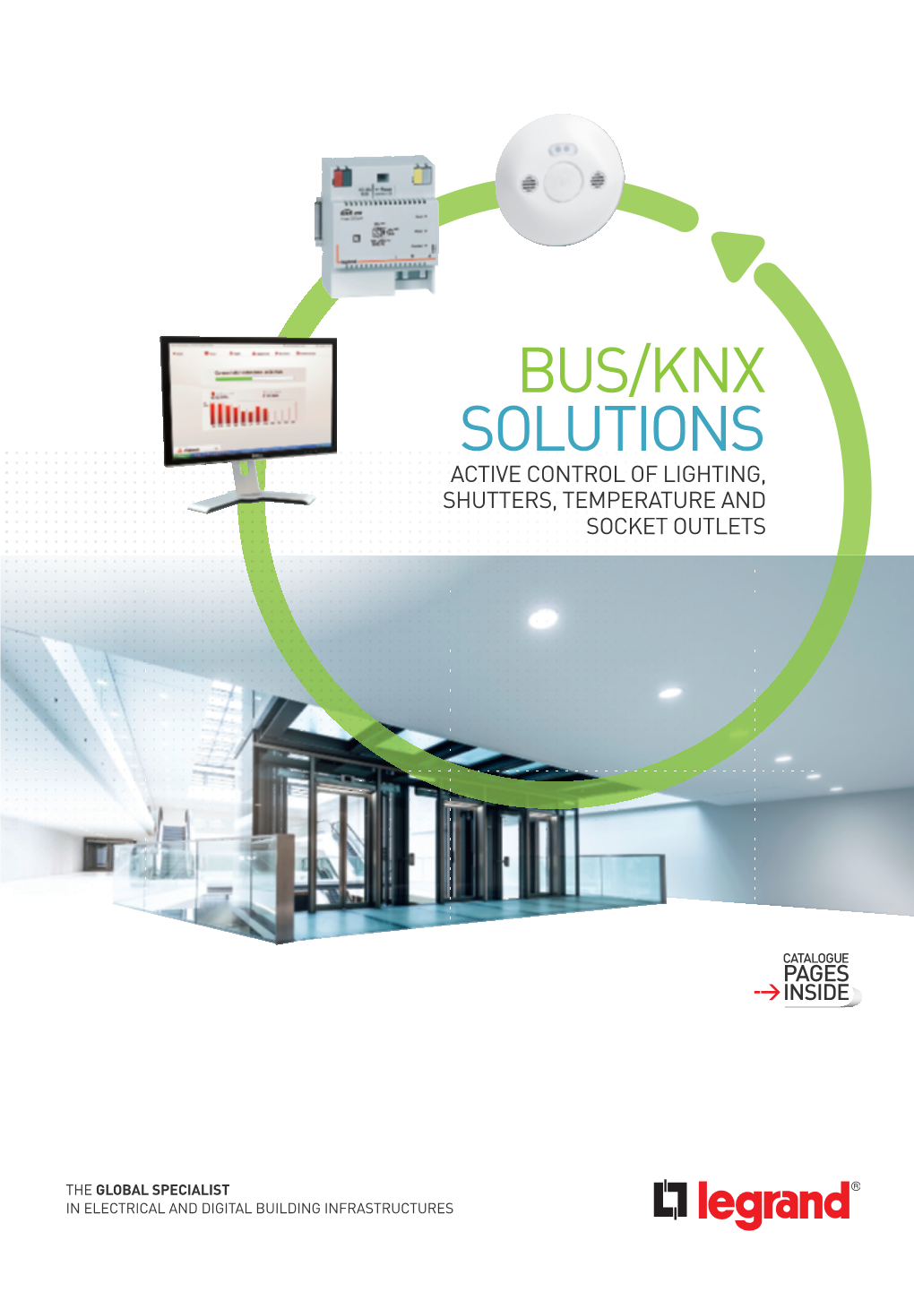 Bus/Knx Solutions Active Control of Lighting, Shutters, Temperature and Socket Outlets