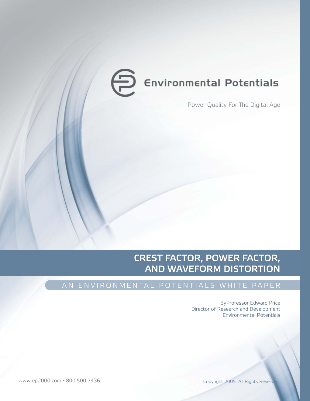 Crest Factor, Power Factor, and Waveform Distortion