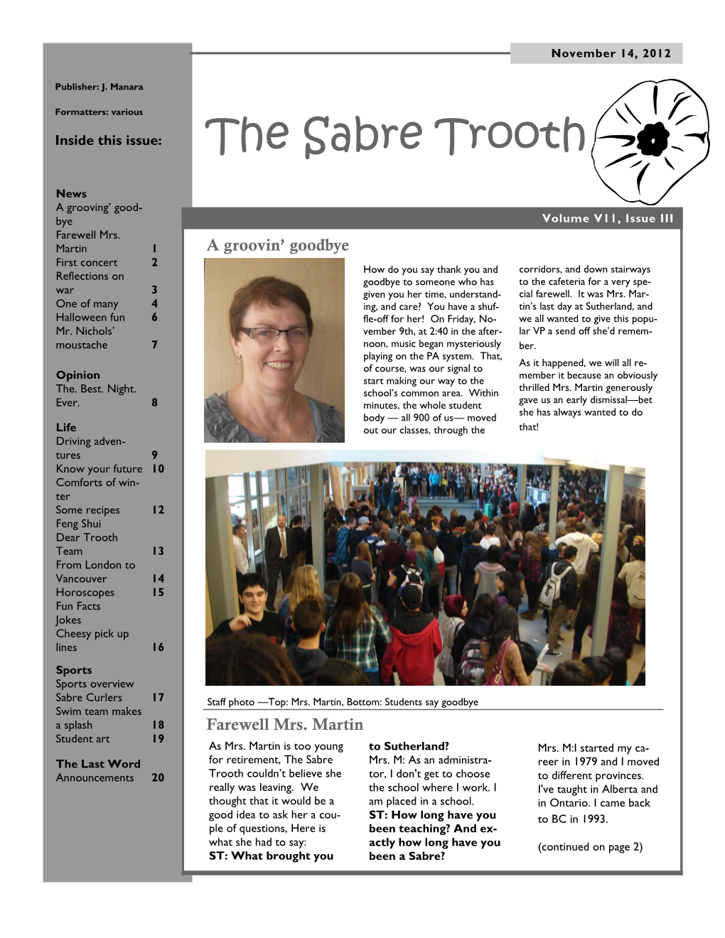 The Sabre Trooth