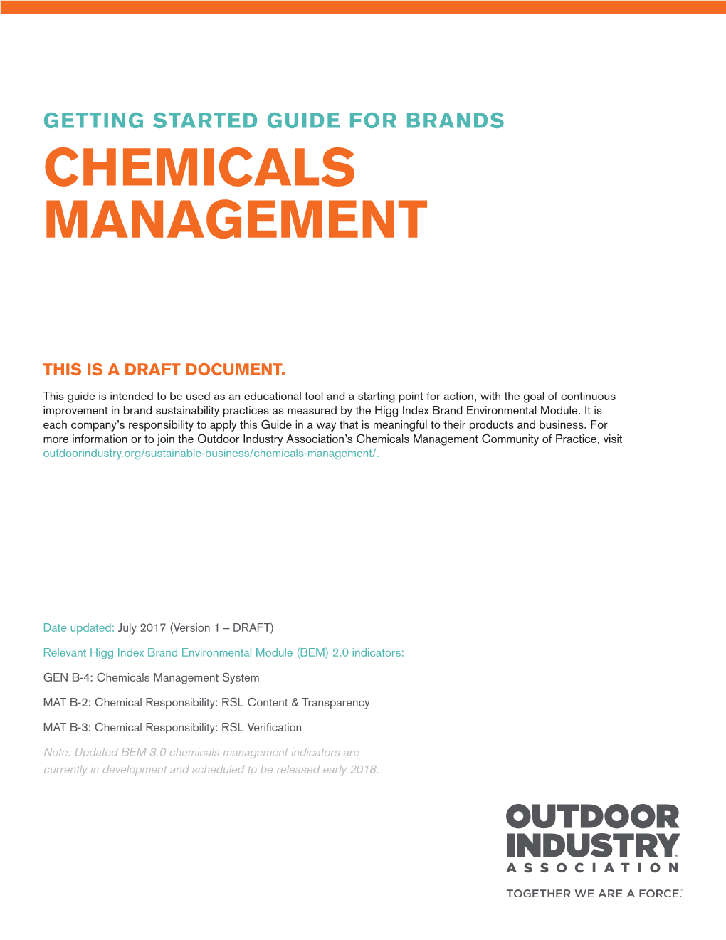 Chemicals Management
