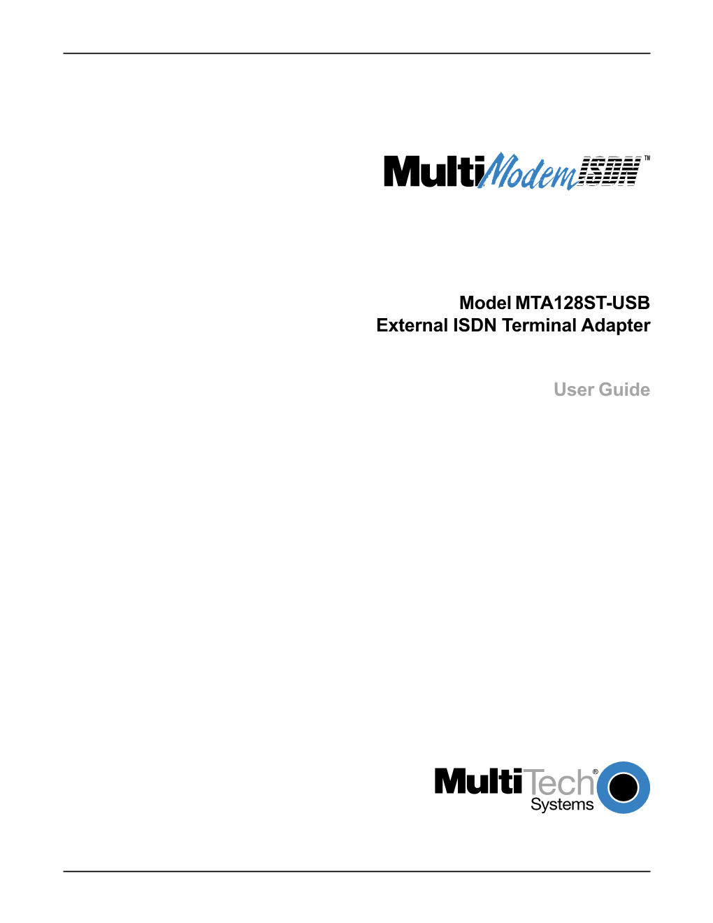 Model MTA128ST-USB External ISDN Terminal Adapter