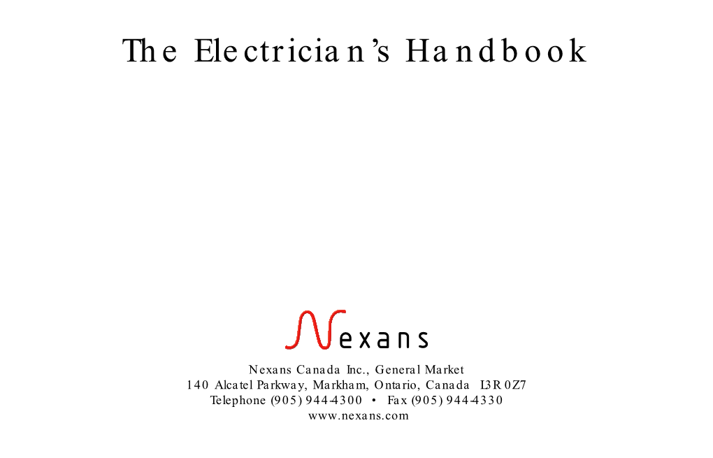 Electrician's Handbook