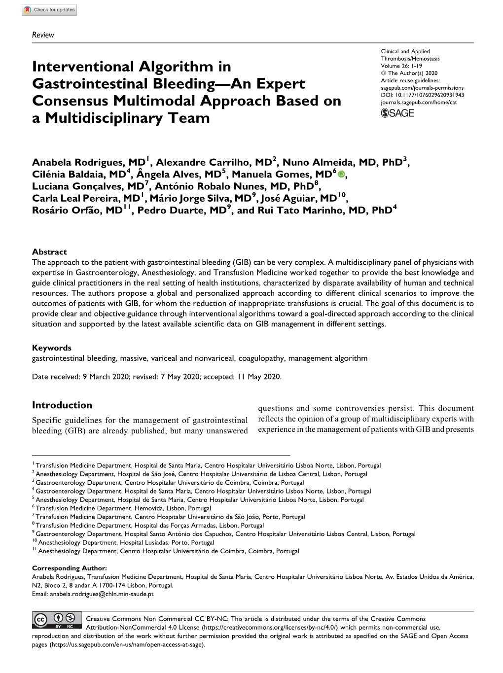 Interventional Algorithm in Gastrointestinal Bleeding—An