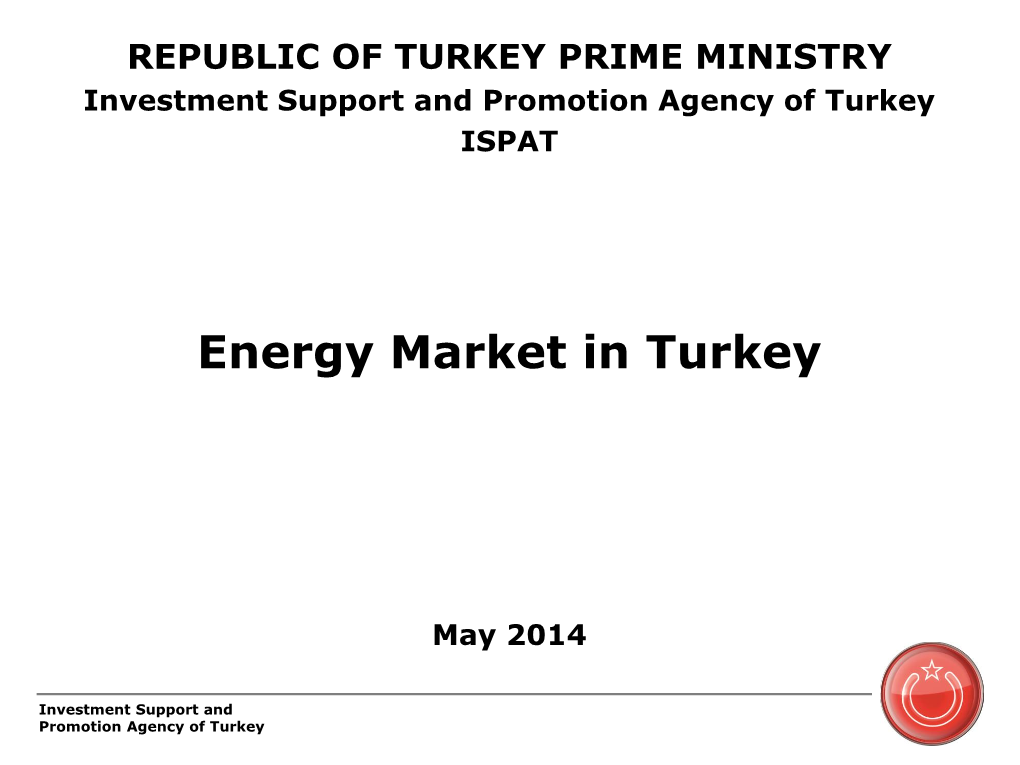 Energy Market in Turkey