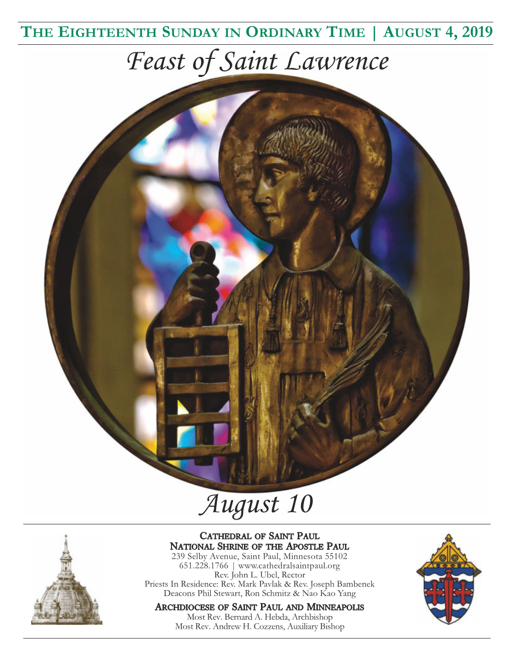 Feast of Saint Lawrence August 10