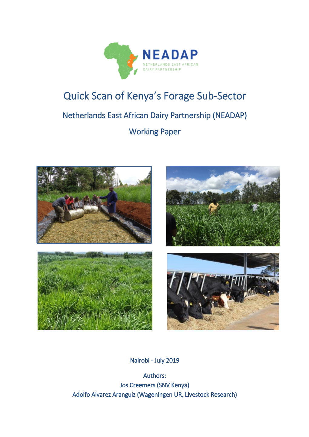 Quick Scan of Kenya's Forage Sub-Sector