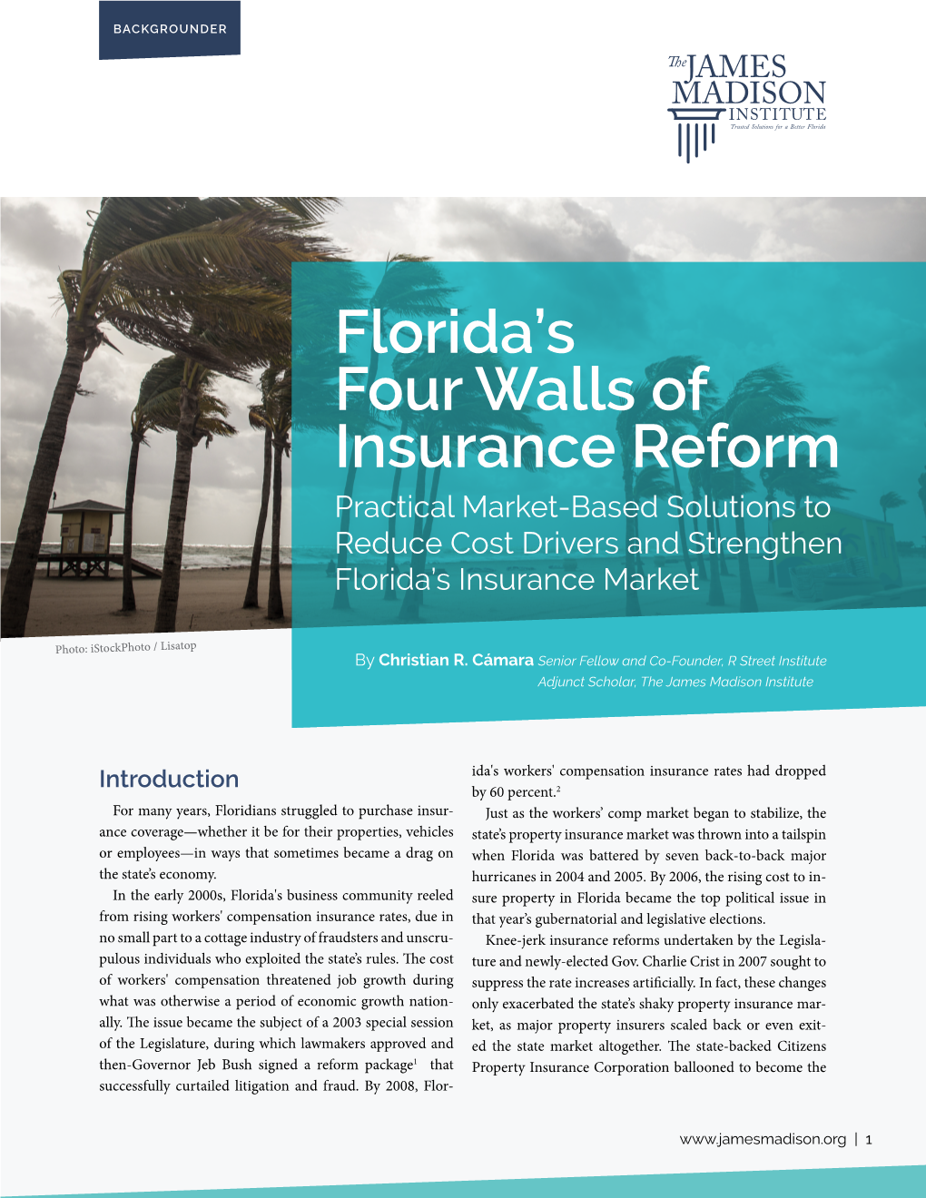 Florida's Four Walls of Insurance Reform