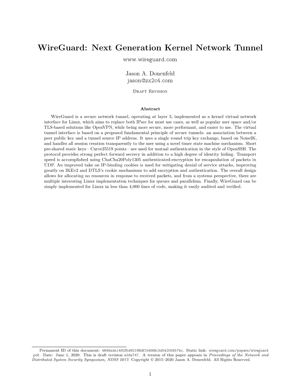 Next Generation Kernel Network Tunnel