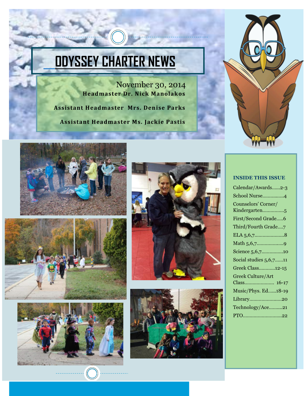 Odyssey Charter News