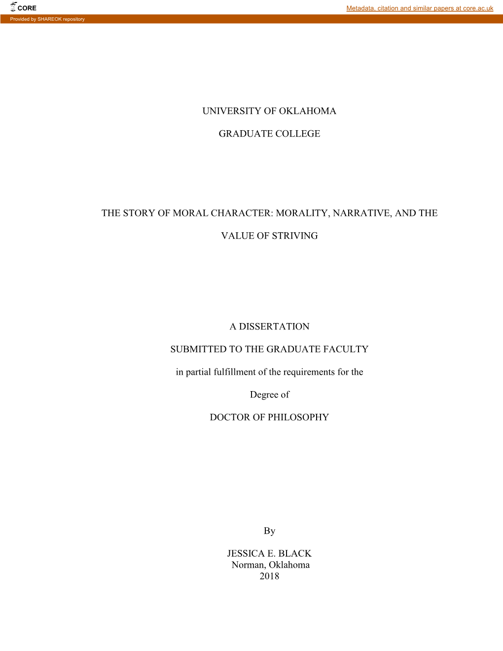 Doctoral Dissertation Template