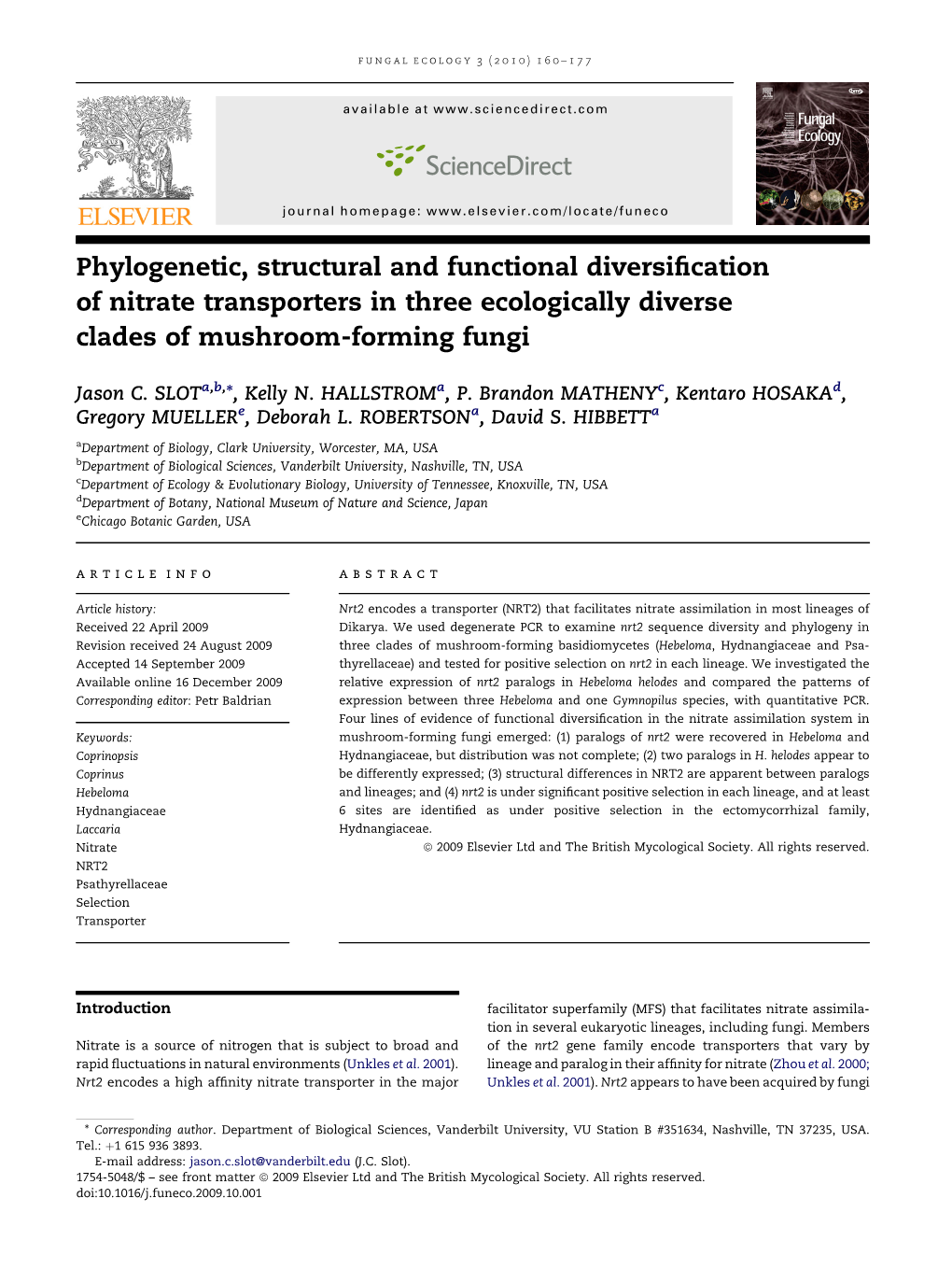 Phylogenetic, Structural and Functional Diversification of Nitrate