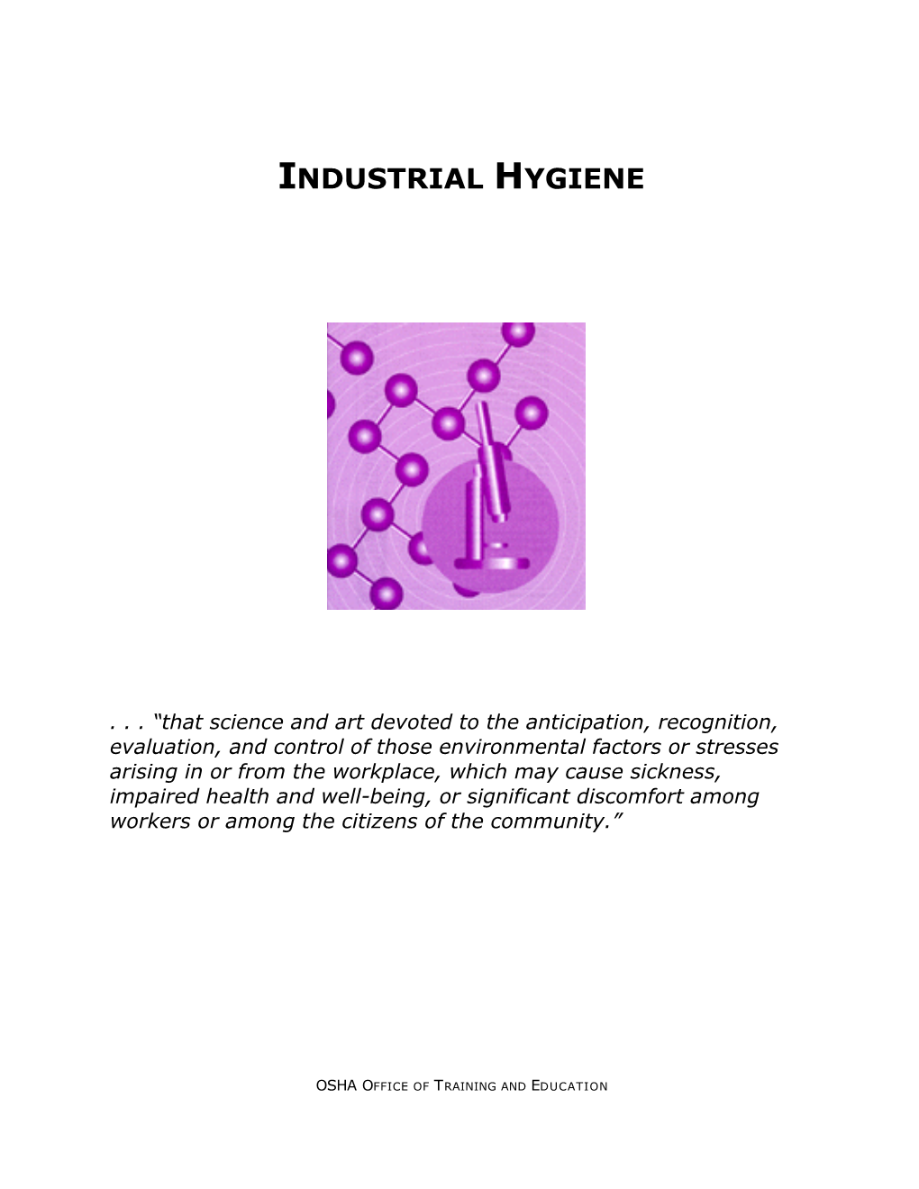 Industrial Hygiene