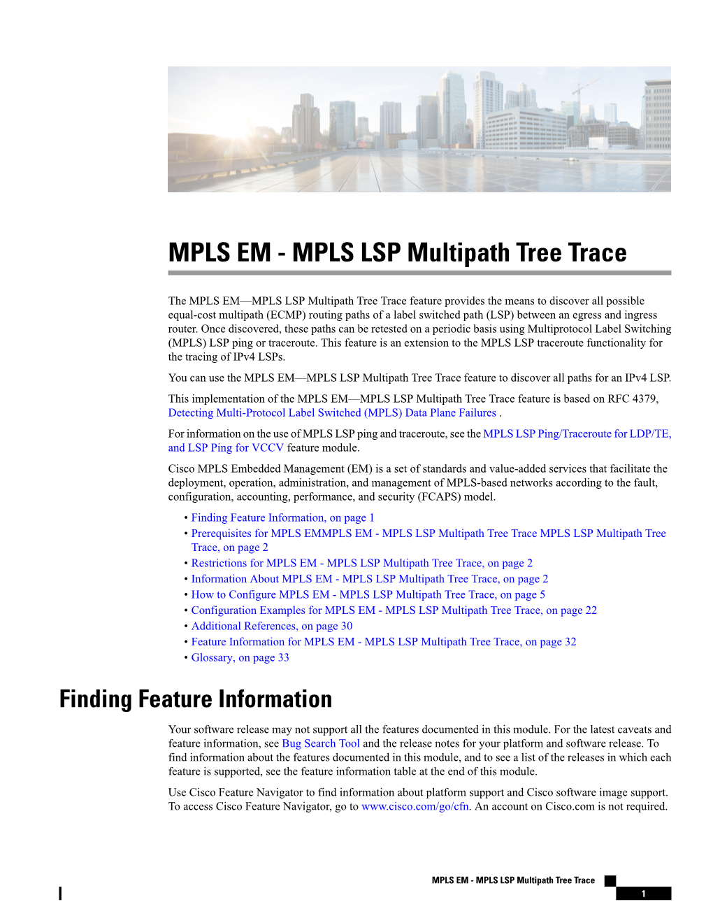 MPLS LSP Multipath Tree Trace