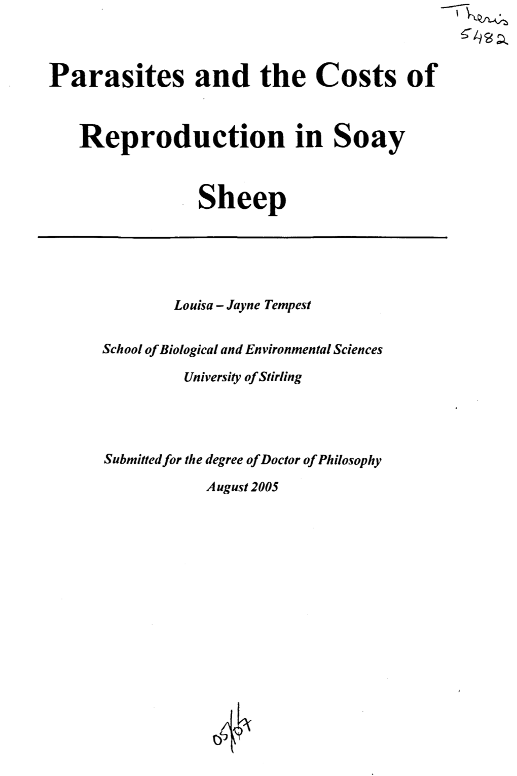 Reproduction in Soay Sheep