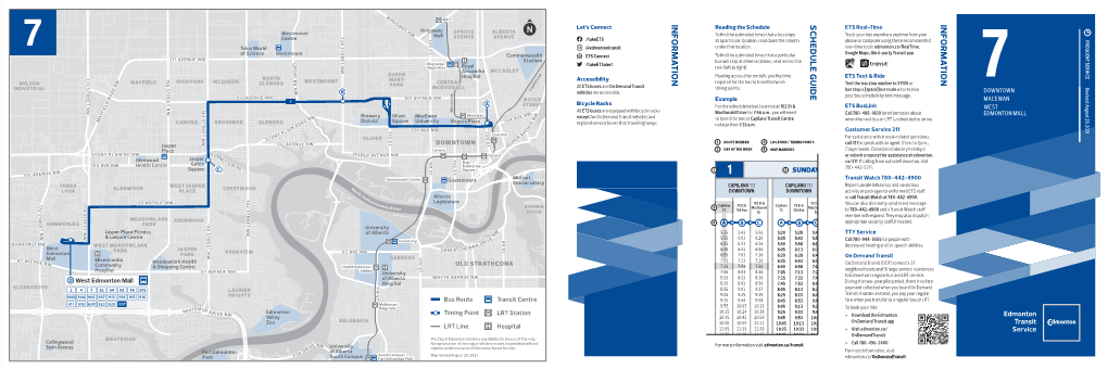 Bus Network Route 007 Schedule