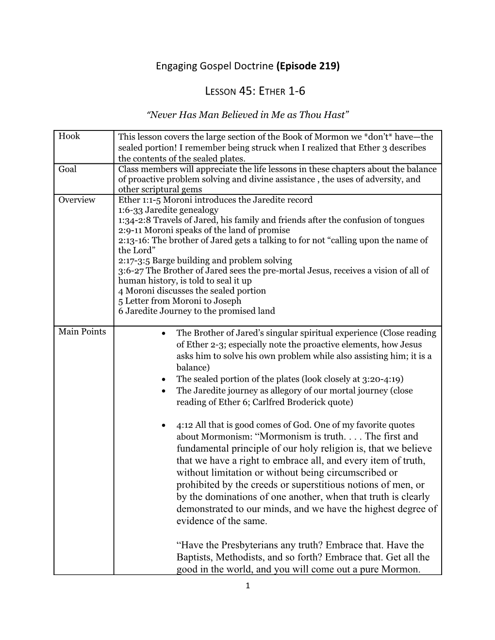 Engaging Gospel Doctrine (Episode 219)