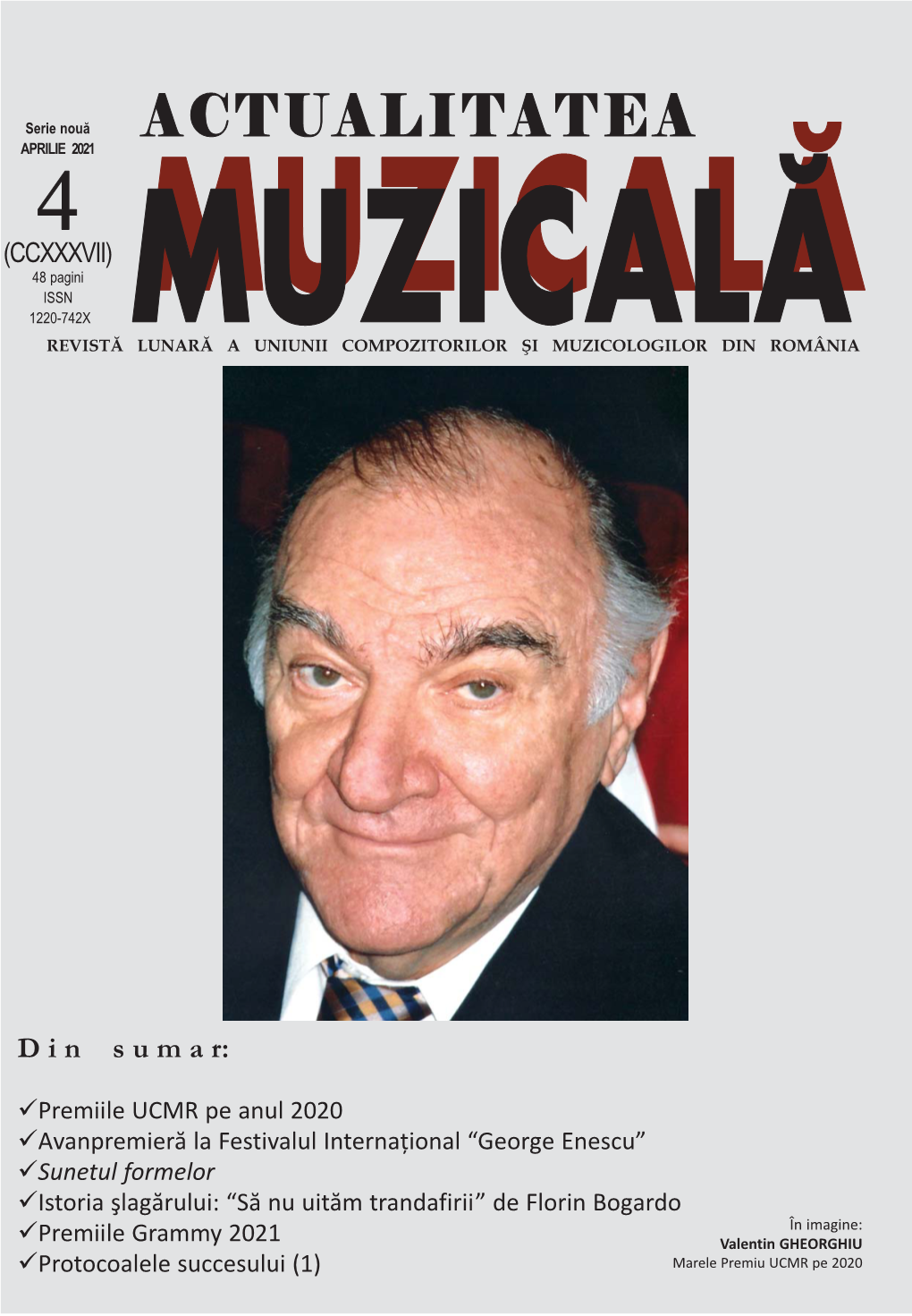 ACTUALITATEA MUZICALĂ  Nr